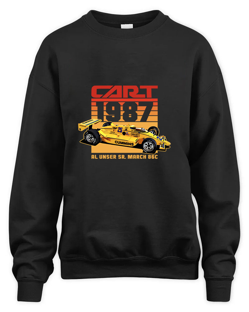 Al Unser Sr 1987 80s Retro Graphic Tee Unisex Sweatshirt