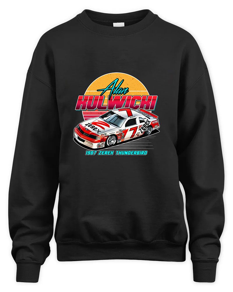 Alan Kulwicki 80s Retro Graphic Tee Unisex Sweatshirt