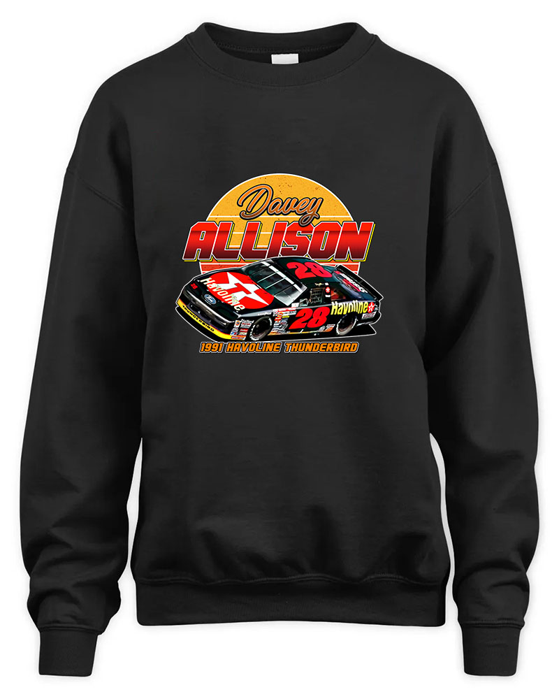 Davey Allison 28 90s Retro Graphic Tee Unisex Sweatshirt