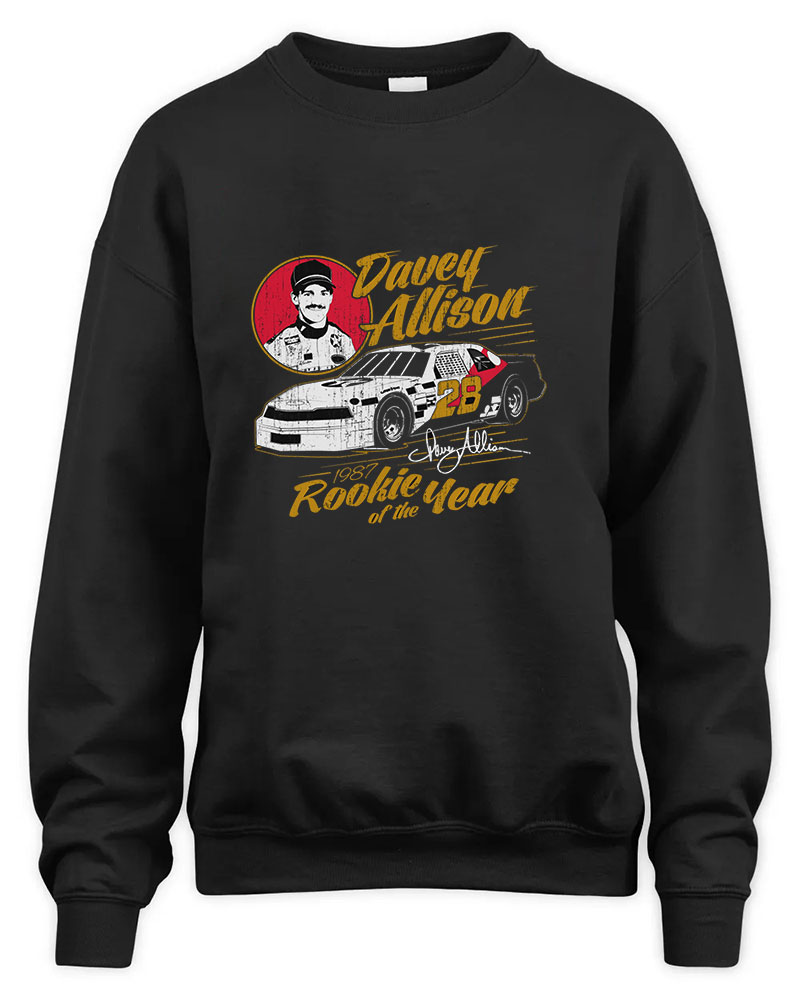 Davey Allison Rookie Of The Year 1987 Graphic Tee Unisex Sweatshirt