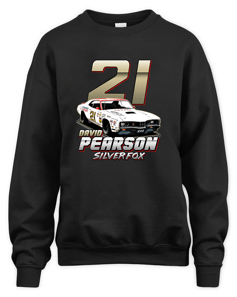 David Pearson 21 Silver Fox 70s Retro Graphic Tee Unisex Sweatshirt