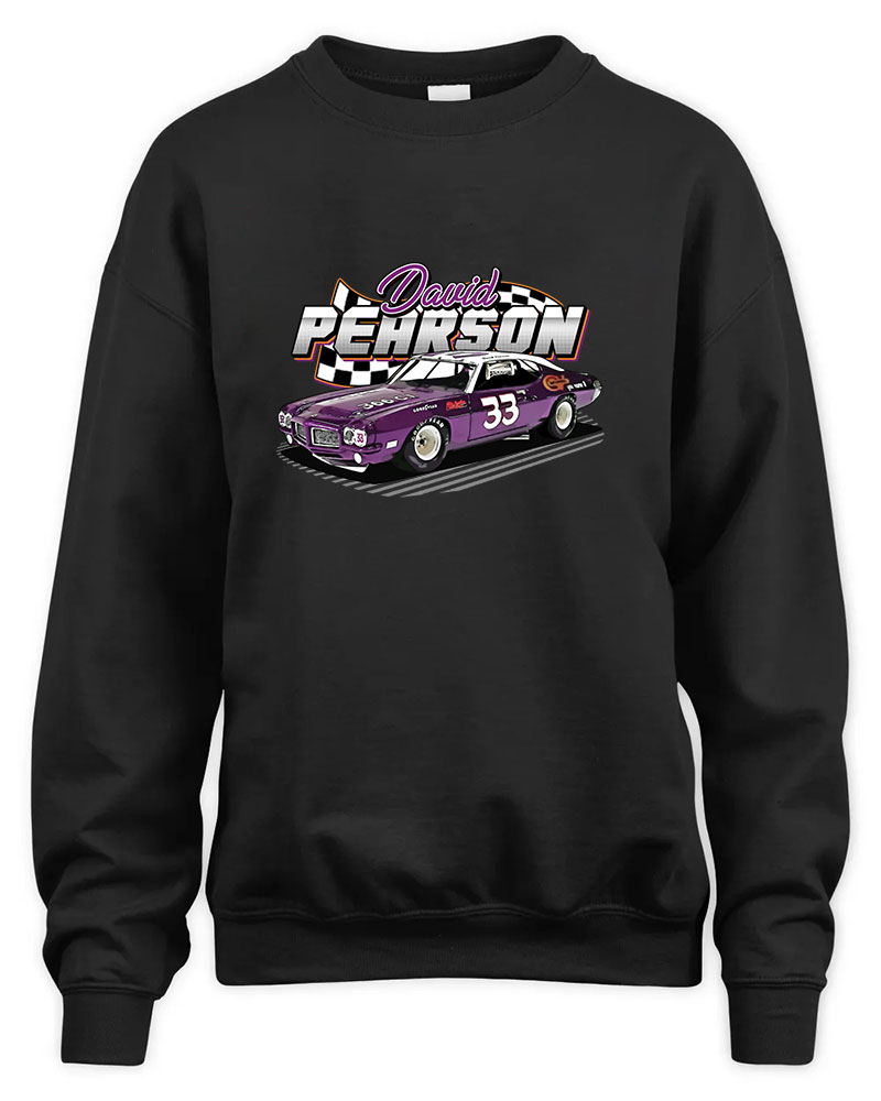 David Pearson 33 GTO Legend 70s Retro Graphic Tee Unisex Sweatshirt