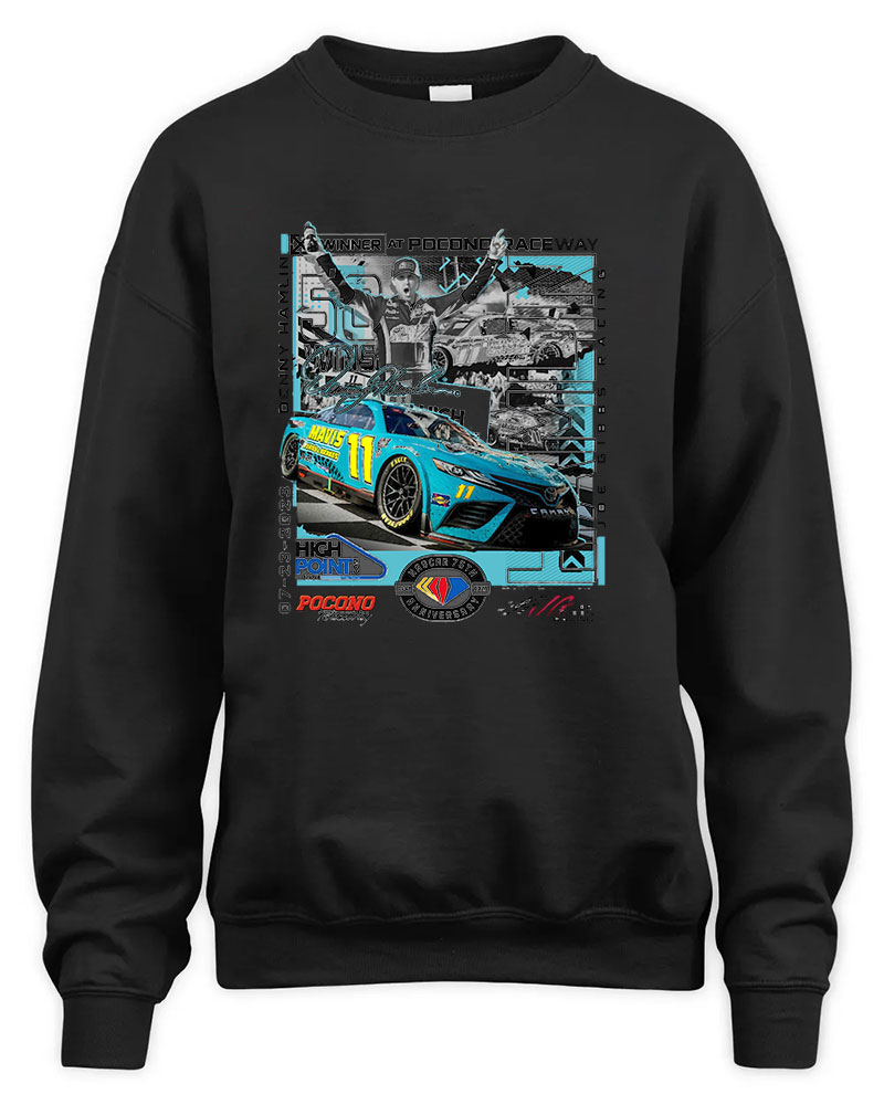 Denny Hamlin 400 Race Winner Graphic Tee Unisex Sweatshirt