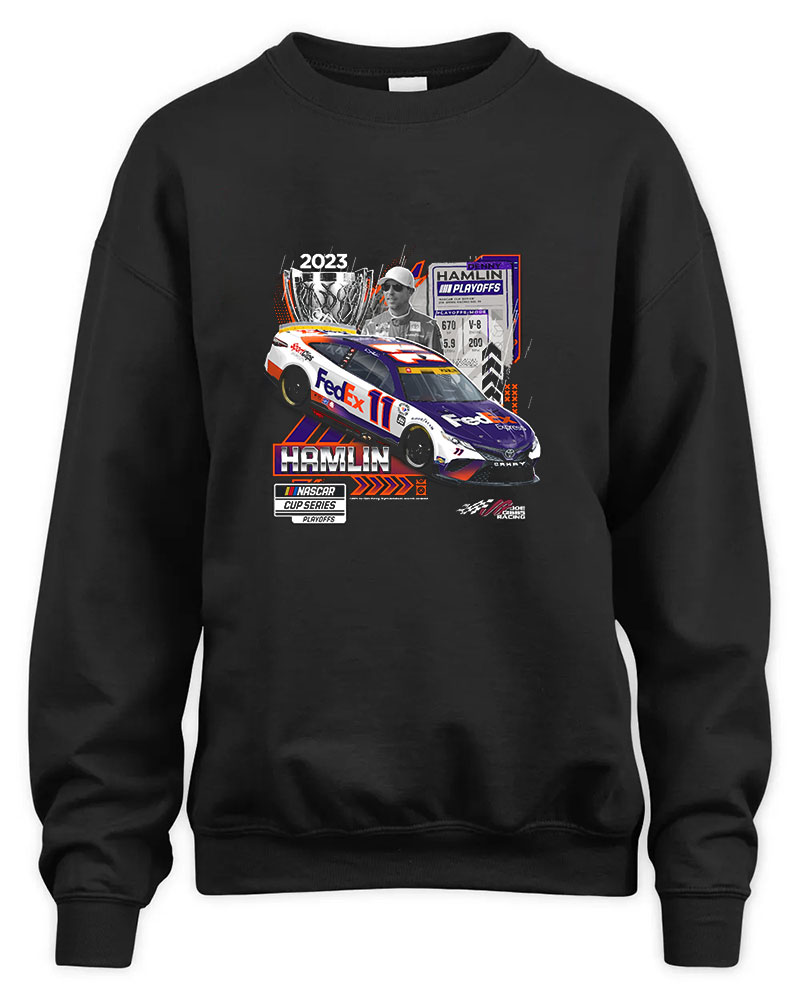 Denny Hamlin Series Playoffs Graphic Tee Unisex Sweatshirt