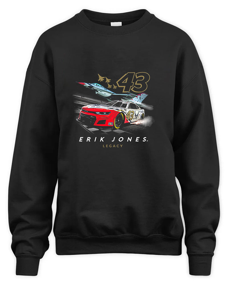 Erik Jones Legacy 43 Air Force Jet Graphic Tee Unisex Sweatshirt