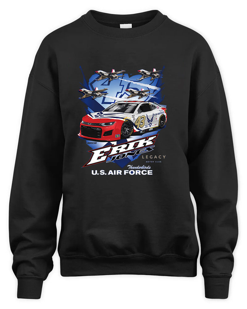 Erik Jones Legacy US Air Force Graphic Tee Unisex Sweatshirt