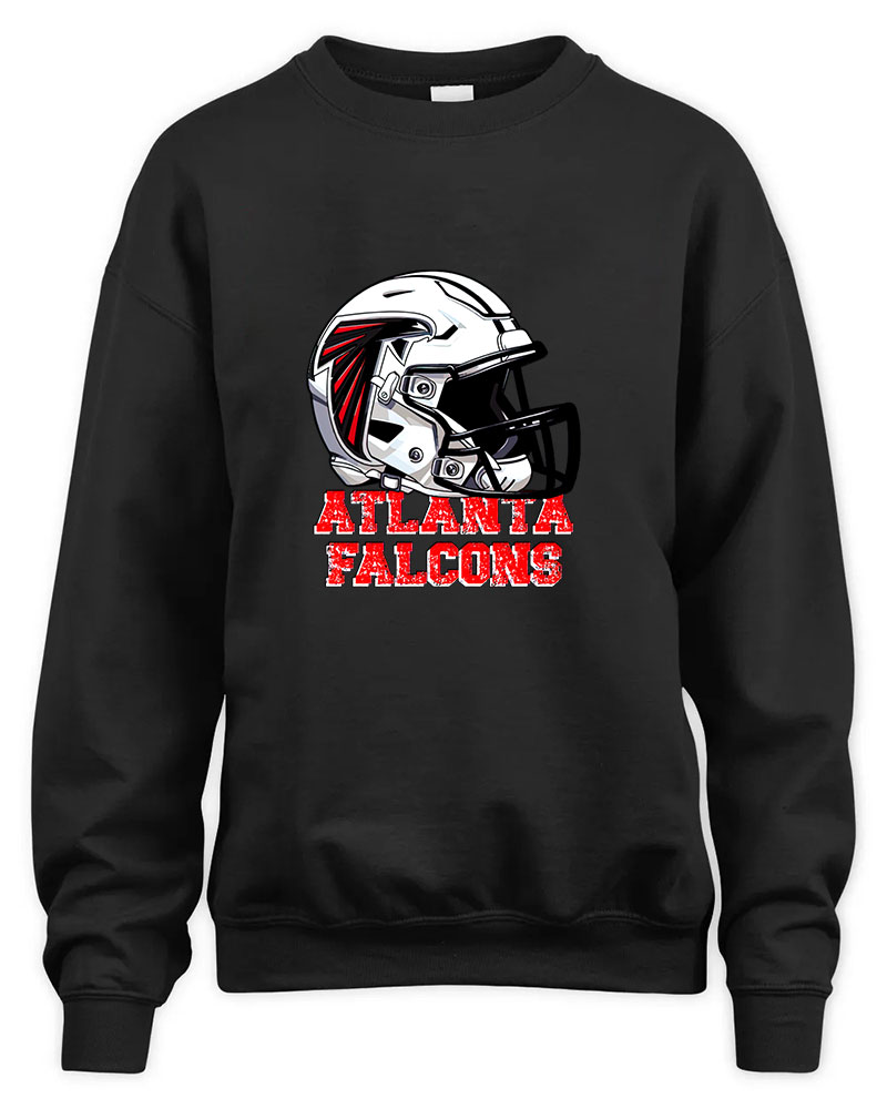 Vintage Falcons Graphic Tee Unisex Sweatshirt-Black