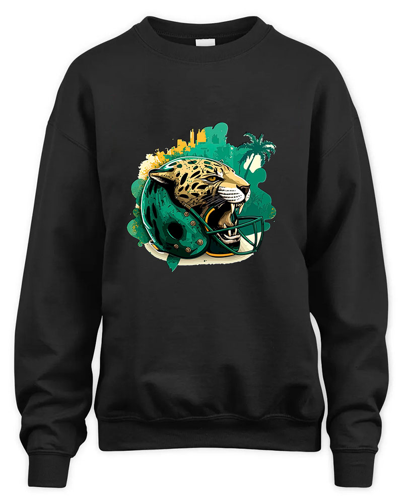 Vintage Jags Graphic Tee Unisex Sweatshirt-Black