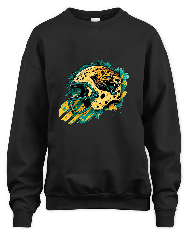 Vintage Jaguars Graphic Tee Unisex Sweatshirt-Black