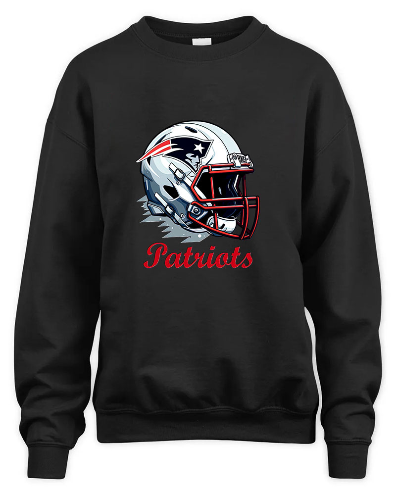 Vintage Patriots Graphic Tee Unisex Sweatshirt-Black