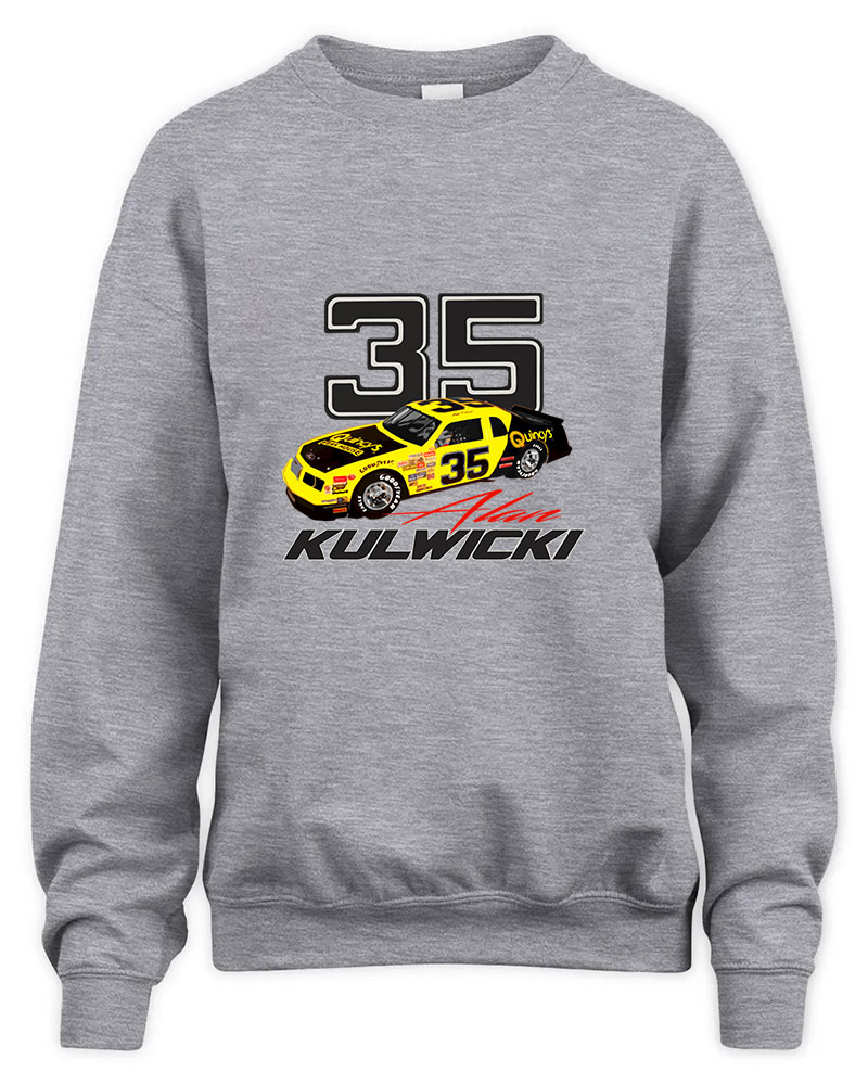 Alan Kulwicki 1987 Graphic Tee Unisex Sweatshirt-Sport Grey