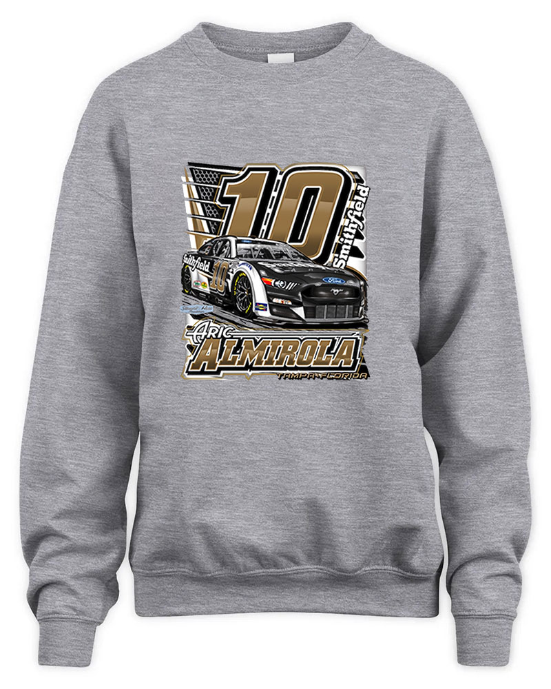 Aric Almirola Racing Team Graphic Tee Unisex Sweatshirt-Sport Grey