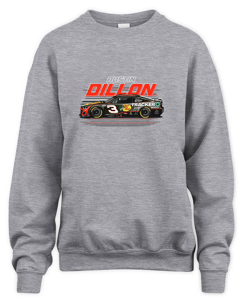 Austin Dillon 3 Camaro Graphic Tee Unisex Sweatshirt-Sport Grey