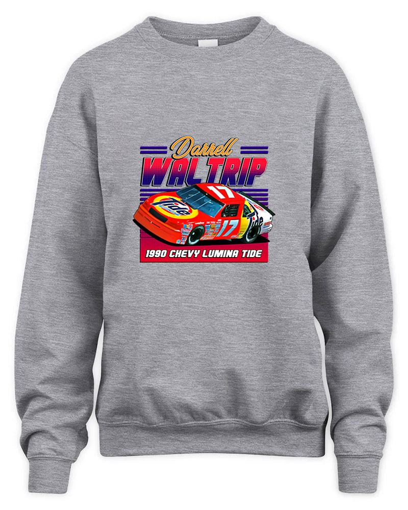 Darrell Waltrip Tide Lumina 90s Retro Graphic Tee Unisex Sweatshirt-Sport Grey