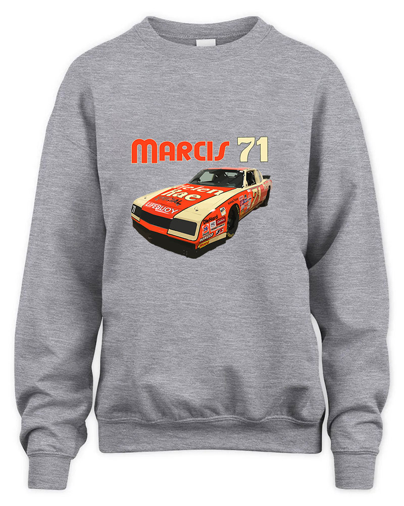 Dave Marcis 1987 Graphic Tee Unisex Sweatshirt-Sport Grey