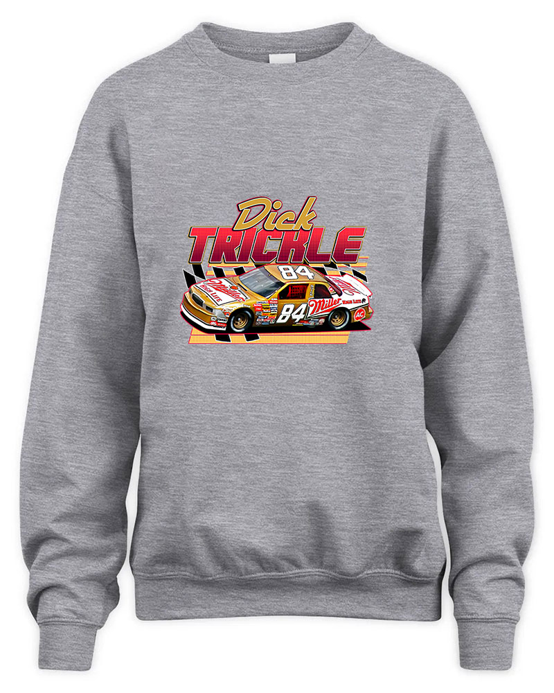 Dick Trickle Cup Retro 80s Graphic Tee Unisex Sweatshirt-Sport Grey