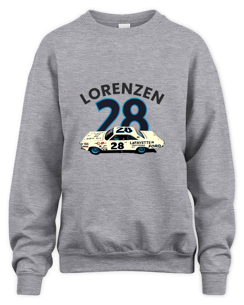 Fred Lorenzen 1965 Graphic Tee Unisex Sweatshirt-Sport Grey