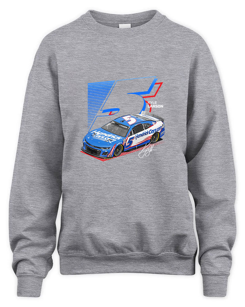 Kyle Larson Chevy Graphic Tee Unisex Sweatshirt-Sport Grey