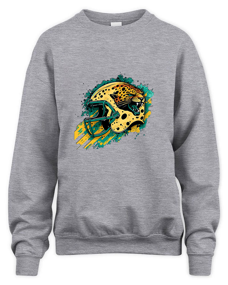 Vintage Jaguars Graphic Tee Unisex Sweatshirt-Sport Grey