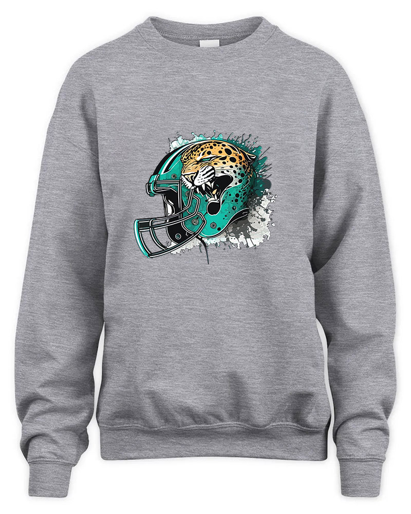 Vintage Jaguars Team Graphic Tee Unisex Sweatshirt-Sport Grey