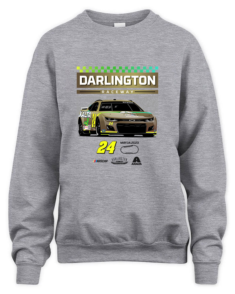 William Byron Throwback Graphic Tee Unisex Sweatshirt-Sport Grey