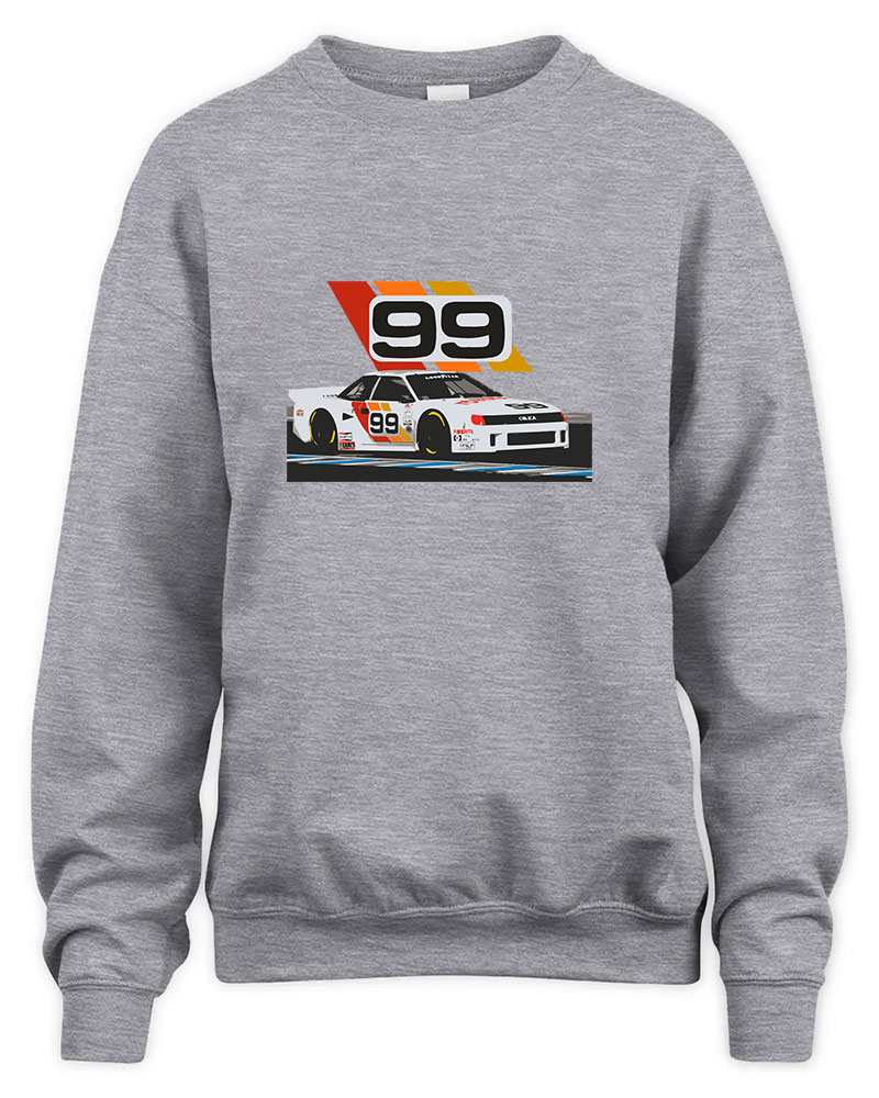 Willy T Ribbs 99 Graphic Tee Unisex Sweatshirt-Sport Grey