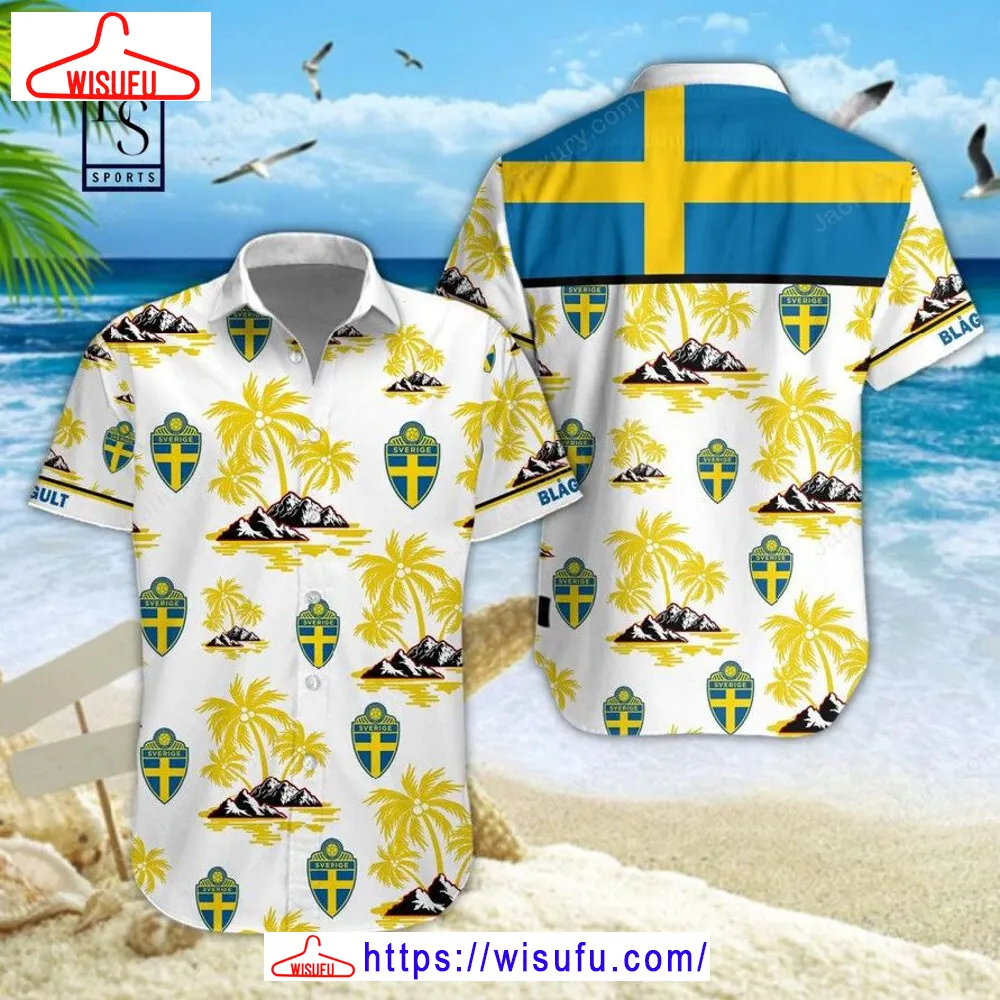 Sweden National Football Team Hawaiian Shirt, New Fashion Gifts