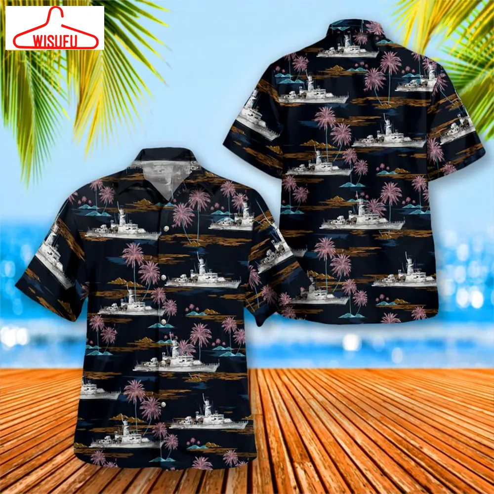 Swedish Navy Hswms Sundsvall (k24) Hawaiian Shirt, New Fashion Gifts