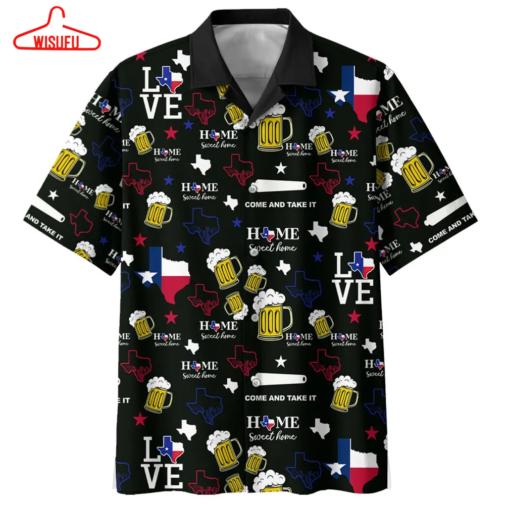 Sweet Home & Beer Style Hawaiian Shirt - For Men & Women - New Winter Fashion Shirt Gift For Family, New Fashion Gifts