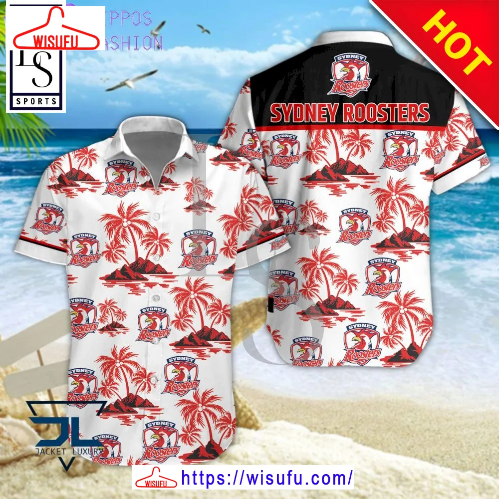 Sydney Roosters Nrl Hawaiian Shirt, New Fashion Gifts