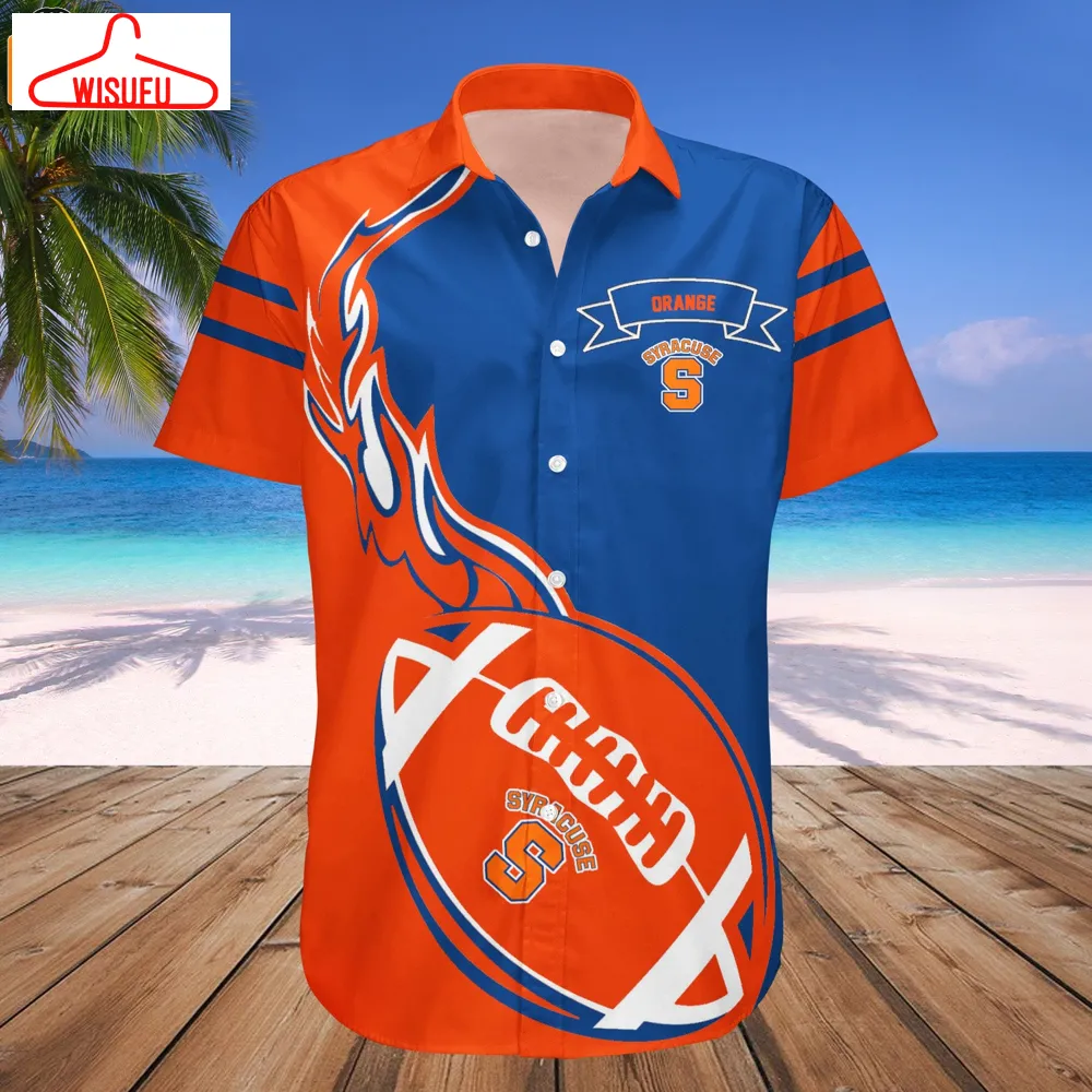 Syracuse Orange Flame Ball Hawaiian Shirt, New Fashion Gifts