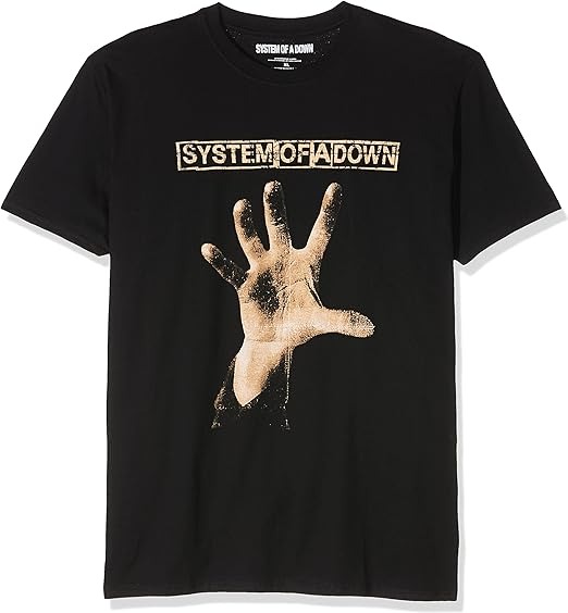 System of a Down Hand Heavy Metal Rock Graphic T-Shirt