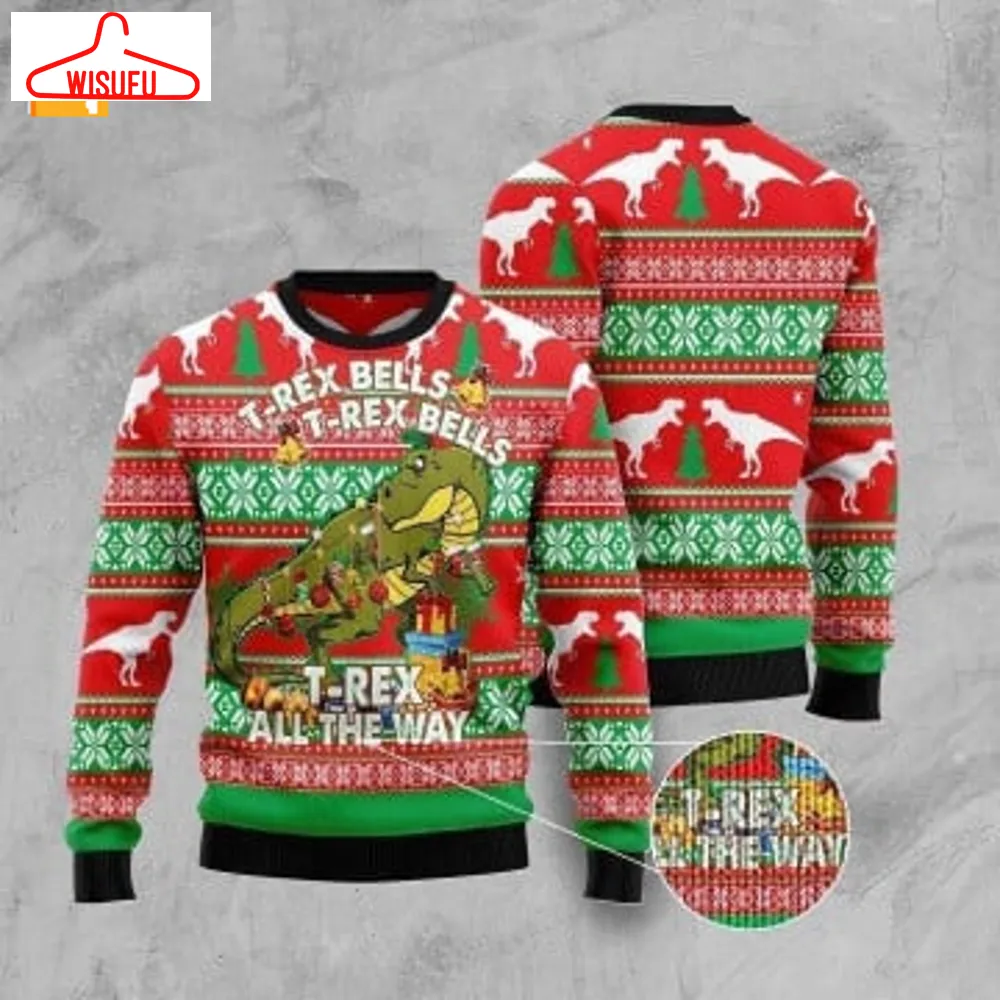 T-rex Christmas Sweater