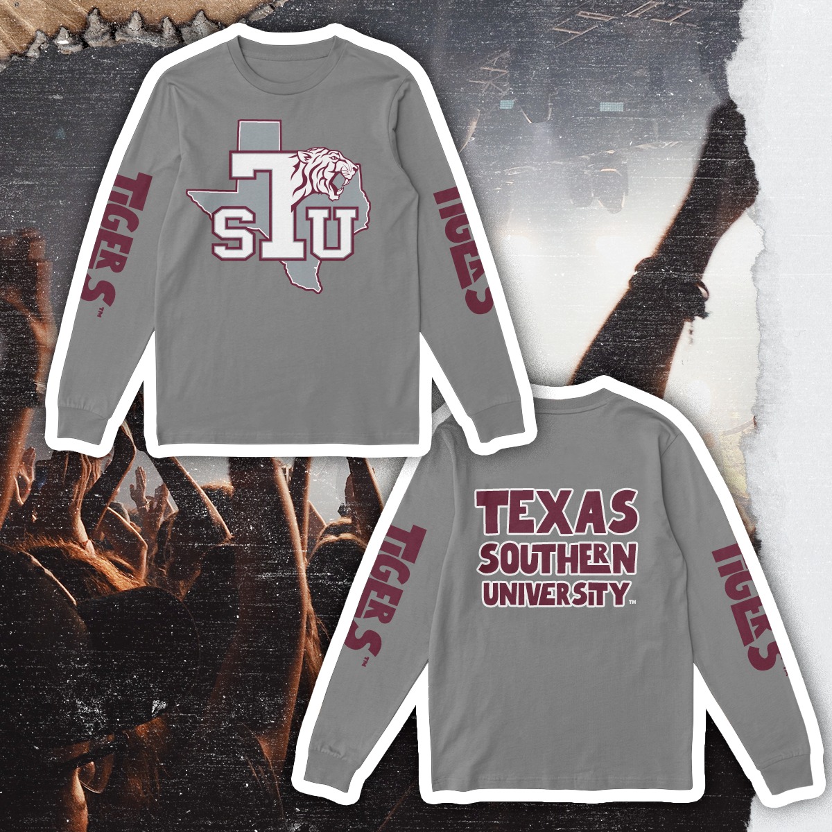 TEXAS SOUTHERN CONCERT LONG SLEEVE