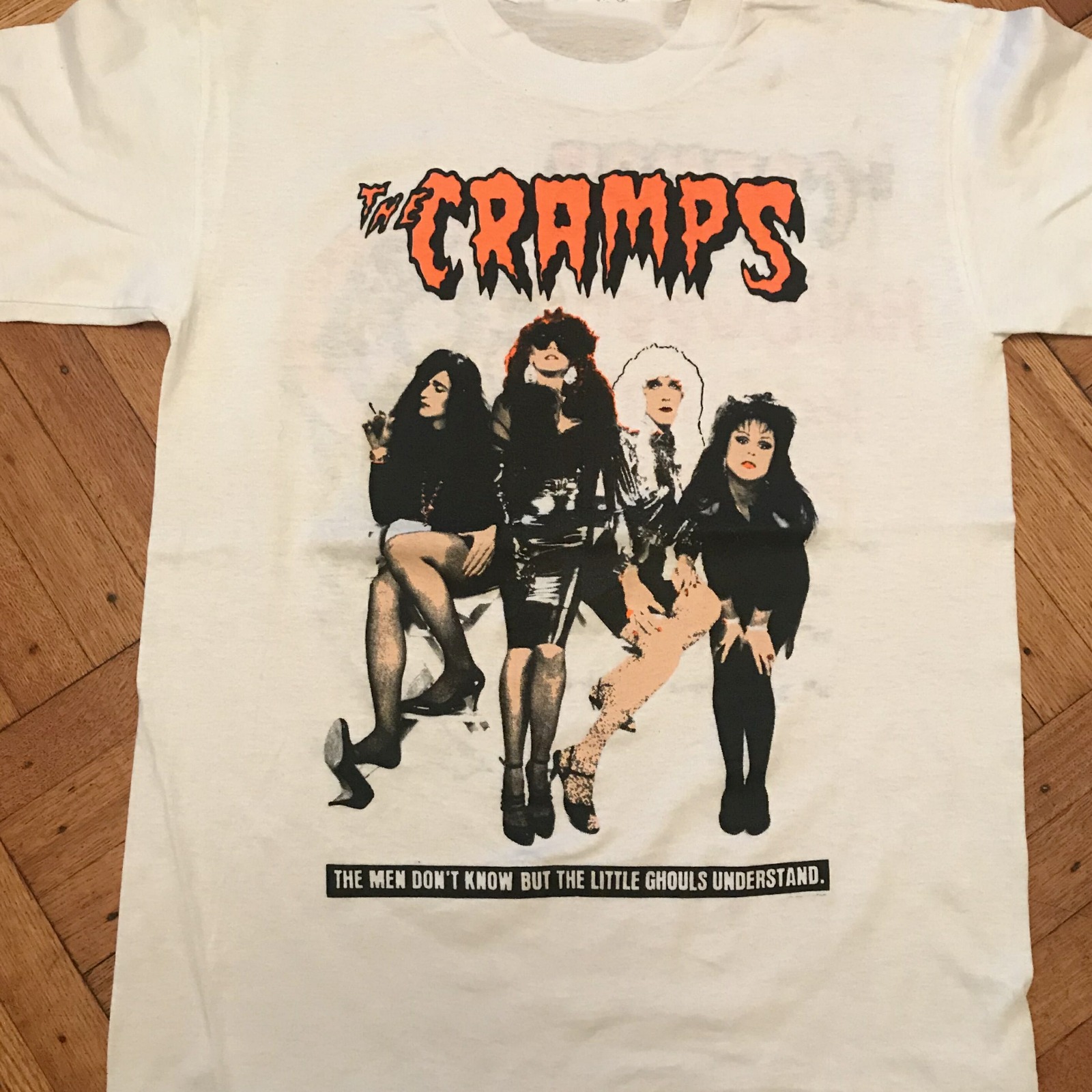 THE CRAMPS METROPOLIS VINTAGE White Shirt Unisex