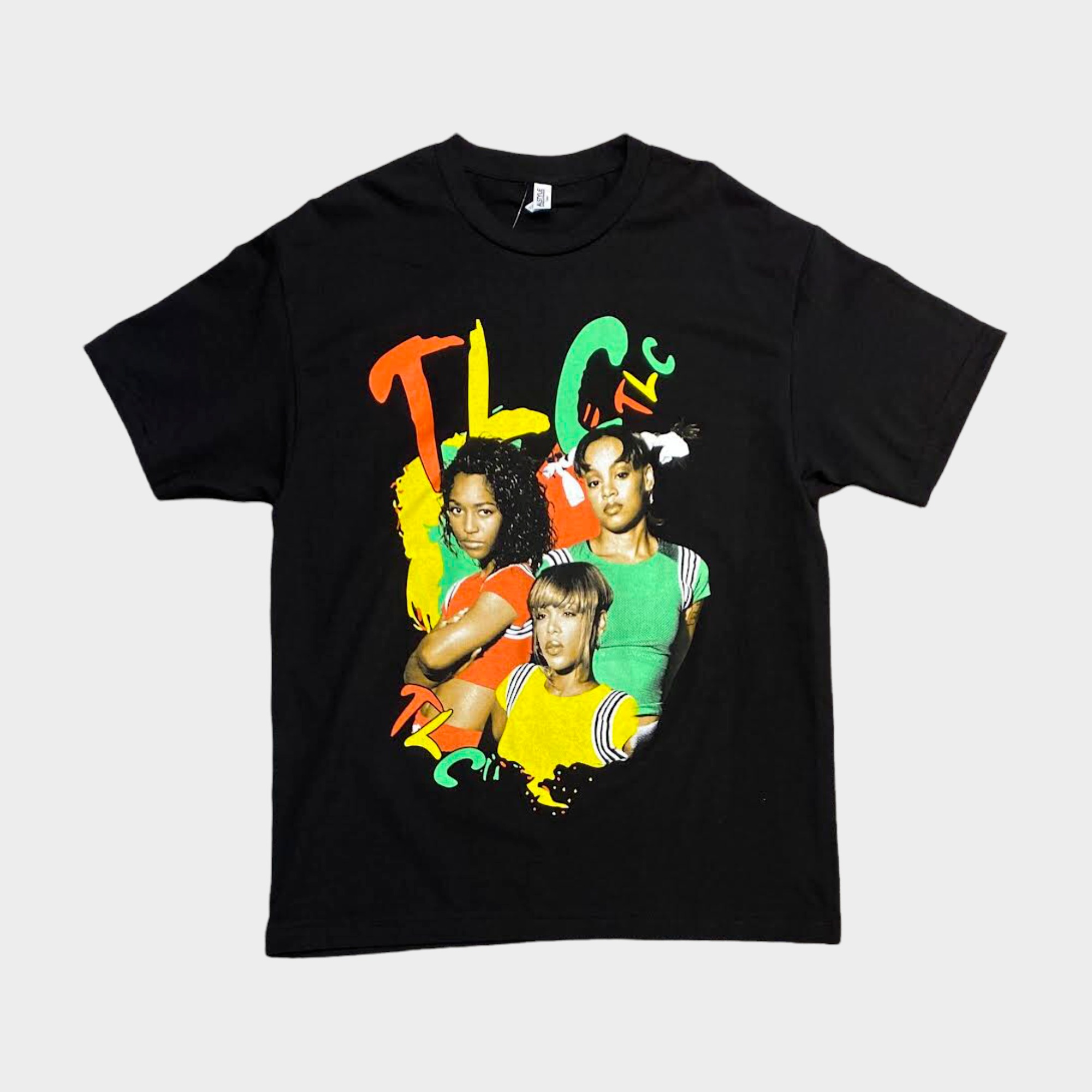 TLC Unisex Black Graphic T-Shirt