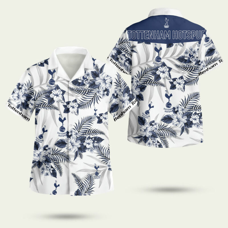 TOTTENHAM SPUR FLORAL HAWAIIAN SHIRT