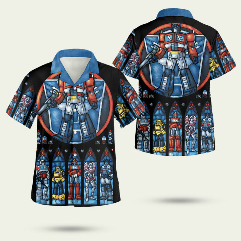 TRANSFORMERS SUMMER HAWAIIAN SHIRT