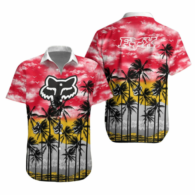 TRENDING FOX RACING MOTORCYCLE BRAND HAWAIIAN SHIRT