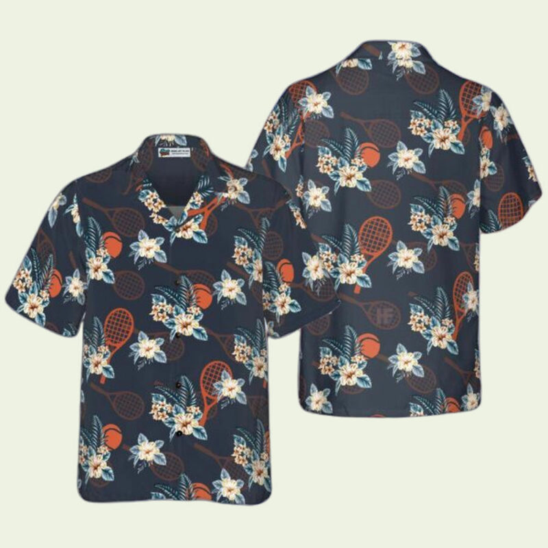 TROPICAL TENNIS FOUR HAWAIIAN SHIRT