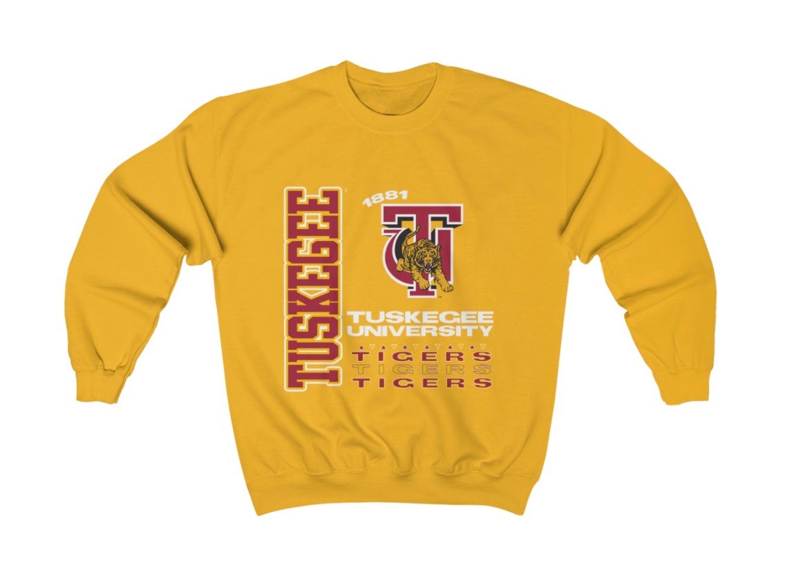 TUSKEGEE TOUR CREWNECK GOLD COLOR