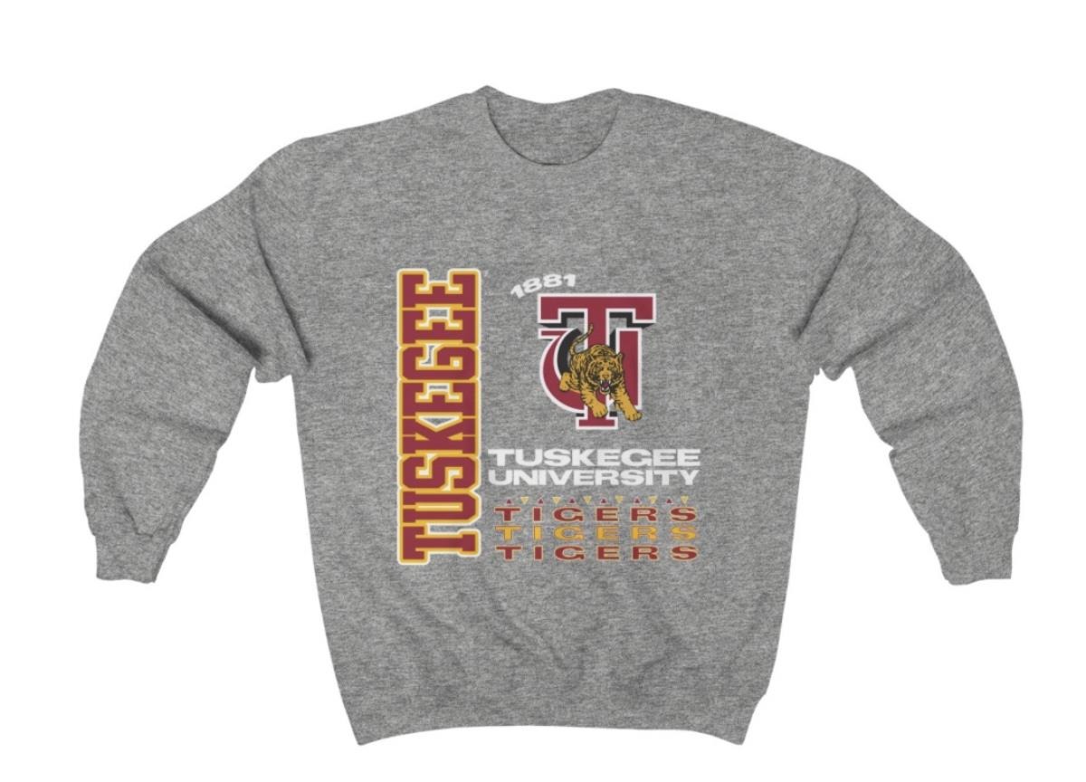 TUSKEGEE TOUR CREWNECK GREY COLOR