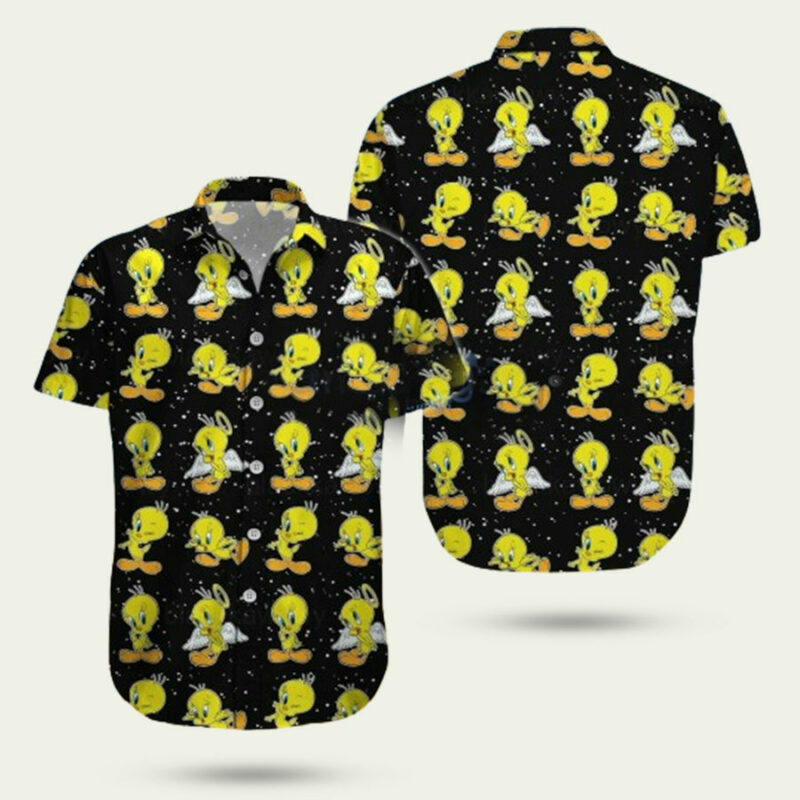 TWEETY LOVER LOONEY TUNES ALOHA FUNNY HAWAIIAN SHIRT