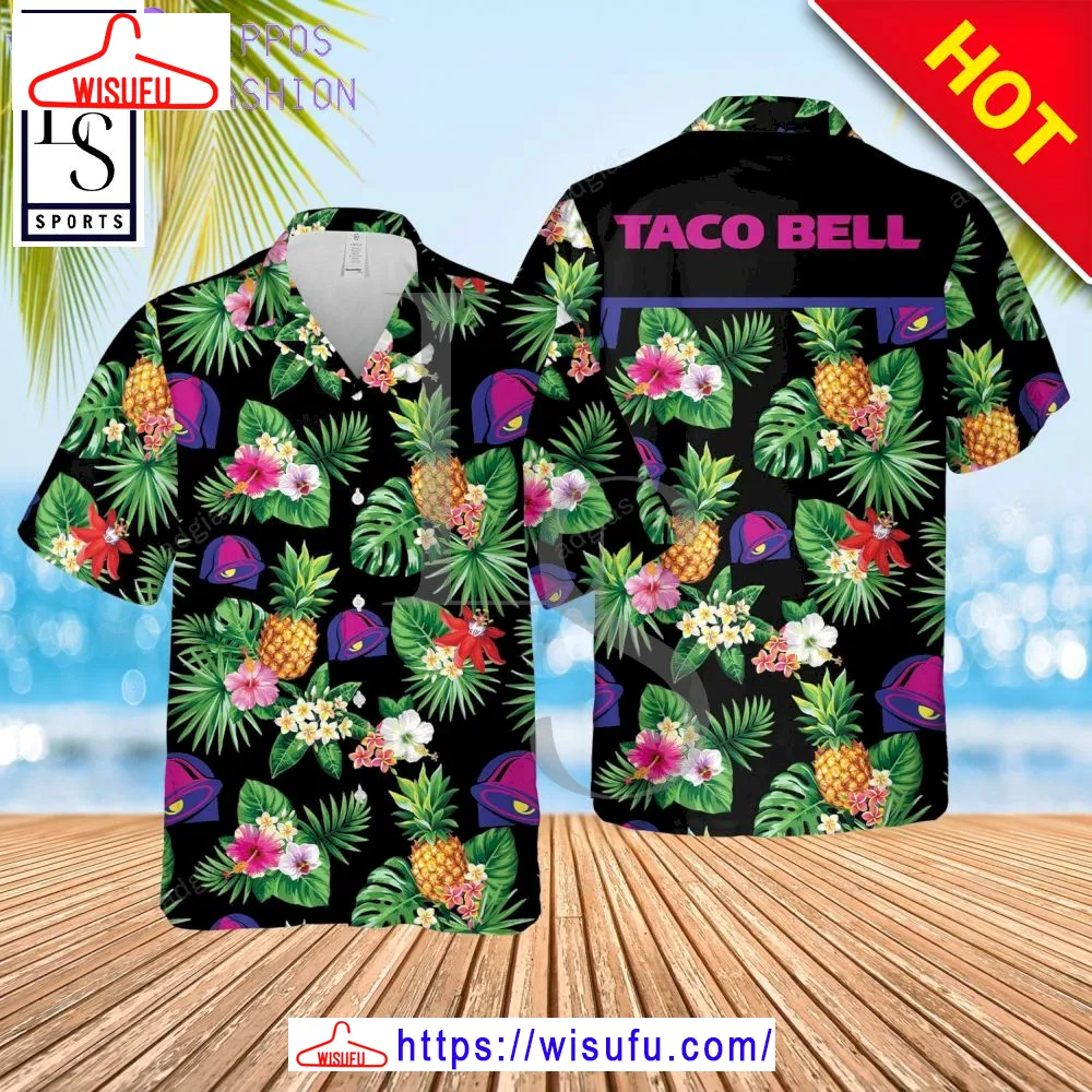 Taco Bell Tropical Flower Hawaiian Shirt, New Fashion Gifts