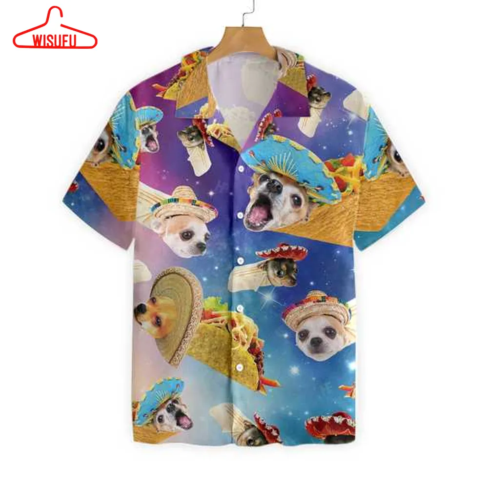 Taco Chihuahua Dog Hawaiian Shirt - For Men & Women - New Winter Fashion Shirt Gift For Family, New Fashion Gifts