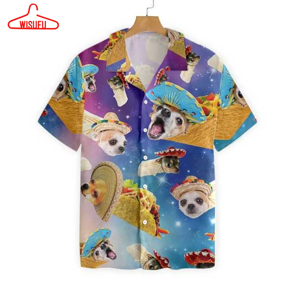 Taco Chihuahua Dog Hawaiian Shirt