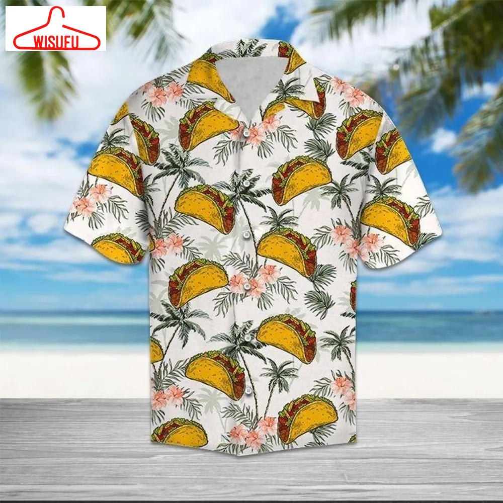 Taco Tropical Vintage Hawaiian Shirt - For Men & Women - New Winter Fashion Shirt Gift For Family, New Fashion Gifts