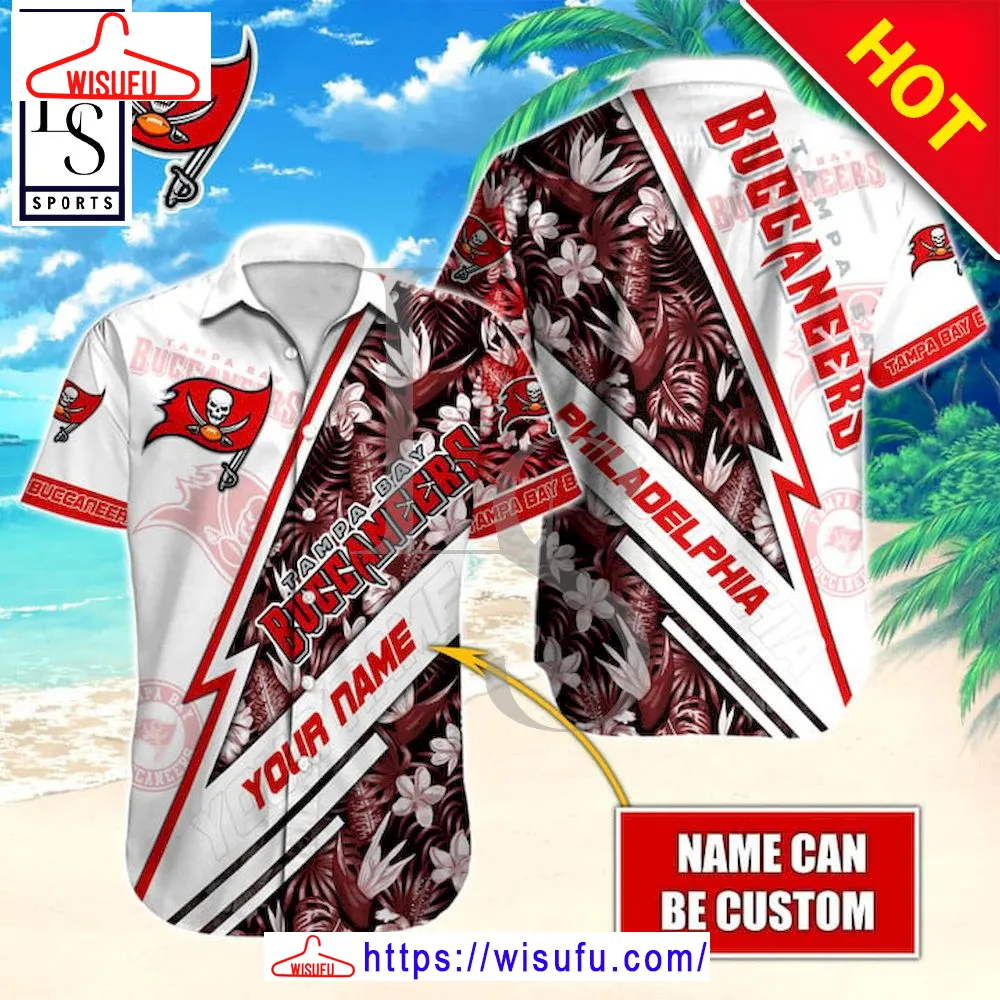 Tampa Bay Buccaneers Aloha Custom Name Hawaiian Shirt, New Fashion Gifts