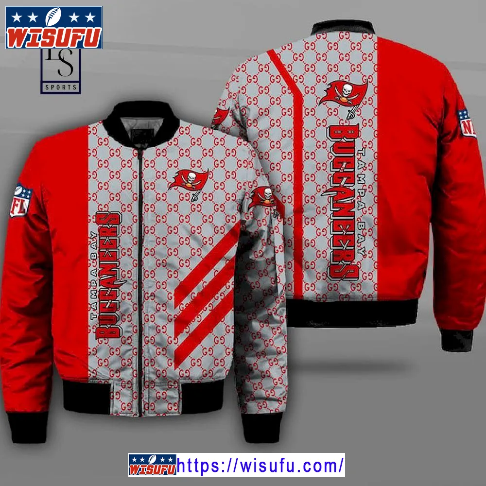 Tampa Bay Buccaneers Gucc.i Design NF.L Bomber Jacket