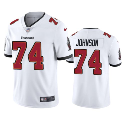 Tampa Bay Buccaneers Johnson 74 White Vapor Jersey